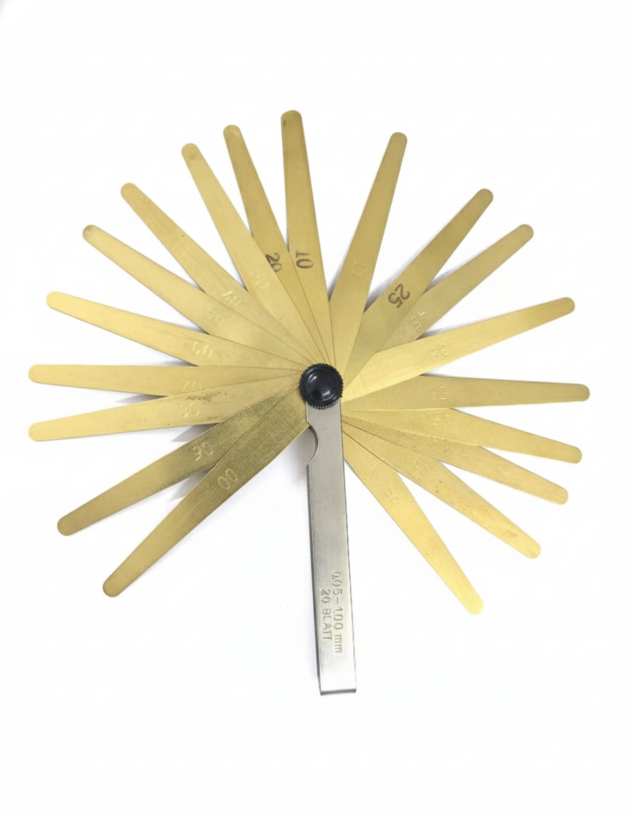 Brass filer gauge