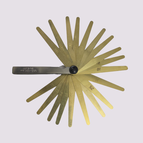 Brass filer gauge